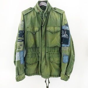 Ralph’s Denim & Supply Distressed Patchwork Parka